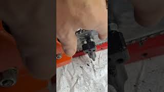 Chainsaw Mill Assembled Before Sawing Live Edge Poplar