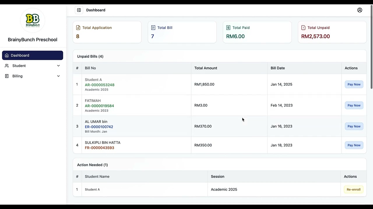 Aischool Re Enroll Student YouTube Aischool Re Enroll Student YouTube