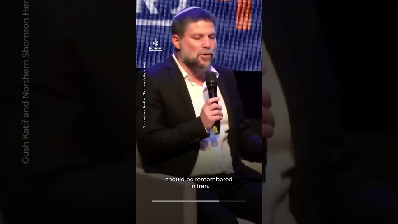 Israel has ‘no interest’ in joining US war on Iran, says Smotrich | AJ #shorts