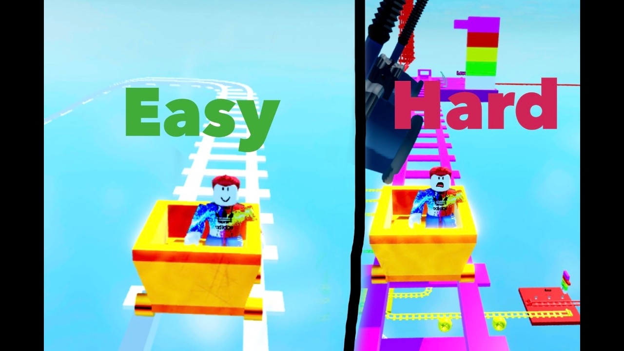 I built a difficulty chart ride in Roblox…