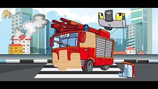 🚒 Fire Truck Shape Matching Puzzle - Car Puzzles for Toddlers Walkthrough screenshot 5