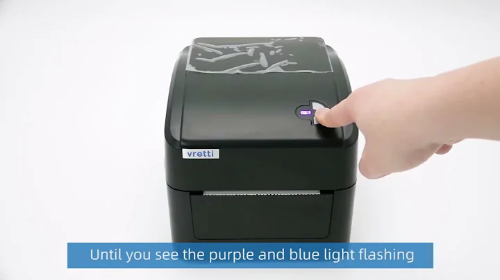 How does the vretti 420B label printer print a self-test page?