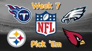 Week 7 NFL Pick 'Em