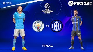 FIFA 23 - Manchester City vs Inter Milan - UEFA Champions League 22/23 | PS5™ Gameplay [4K60 HDR]