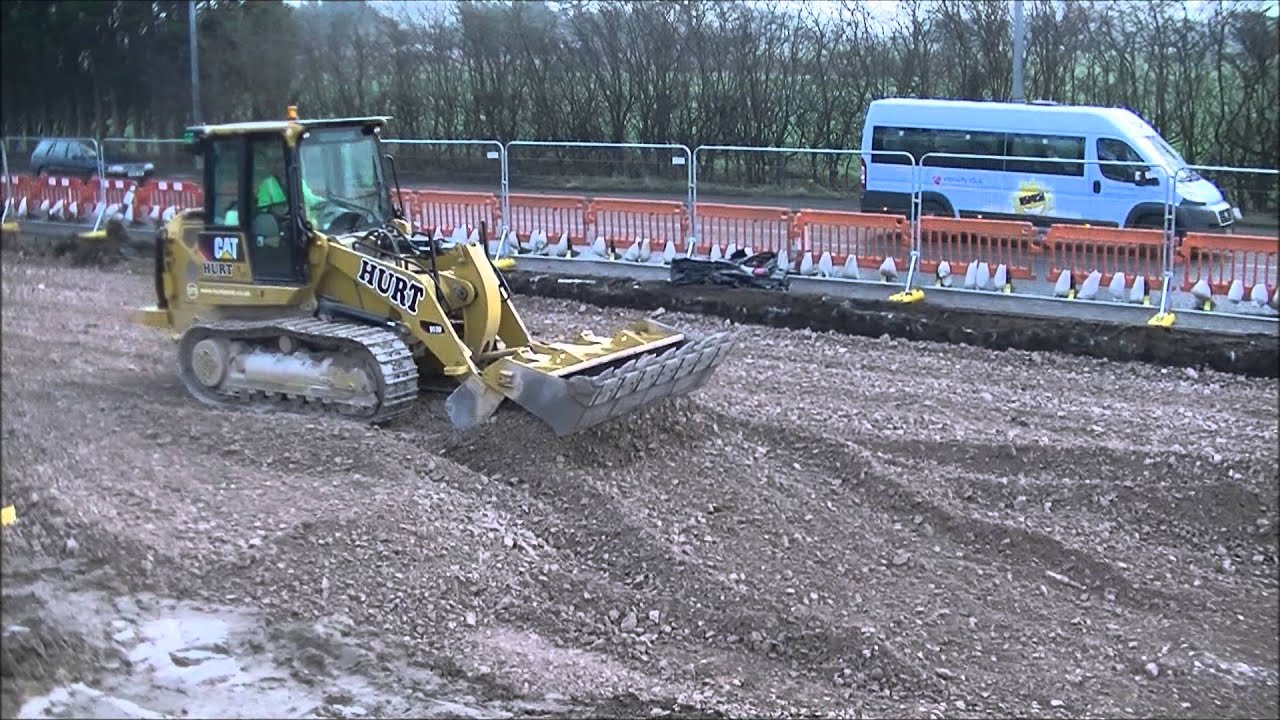 Cat 953D at Windy Harbour, Junction improvement