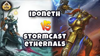 Мультшоу Idoneth Deepkin vs Stormcast Eternals Репорт Age of Sigmarge Warhammer
