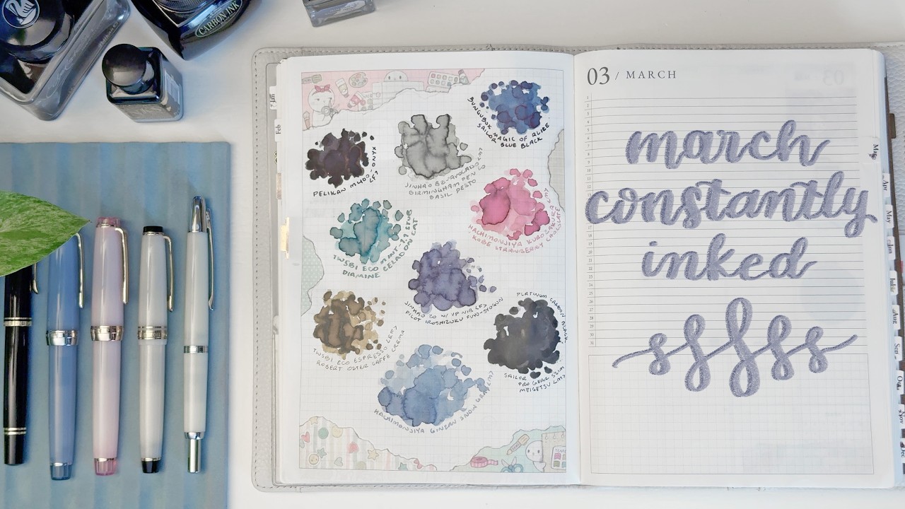 March 2026 Constantly Inked | My Favorite Ongoing Fountain Pen Inks