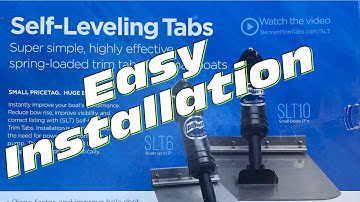 How to install Bennett trim tabs on a Grady white