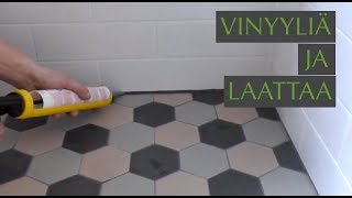 Yläkerran Vinyyli- Ja Laattalattiat Valmistuvat