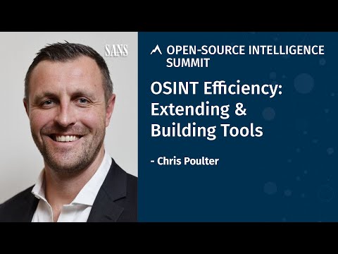 OSINT Efficiency: Extending & Building Tools - Keynote