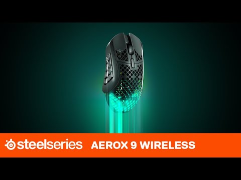 The lightest MMO Gaming Mouse in the World, the Aerox 9 Wireless | SteelSeries