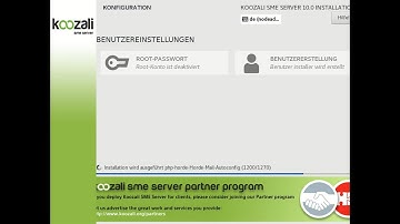 Koozali SME Server Linux Installation Schritt für Schritt