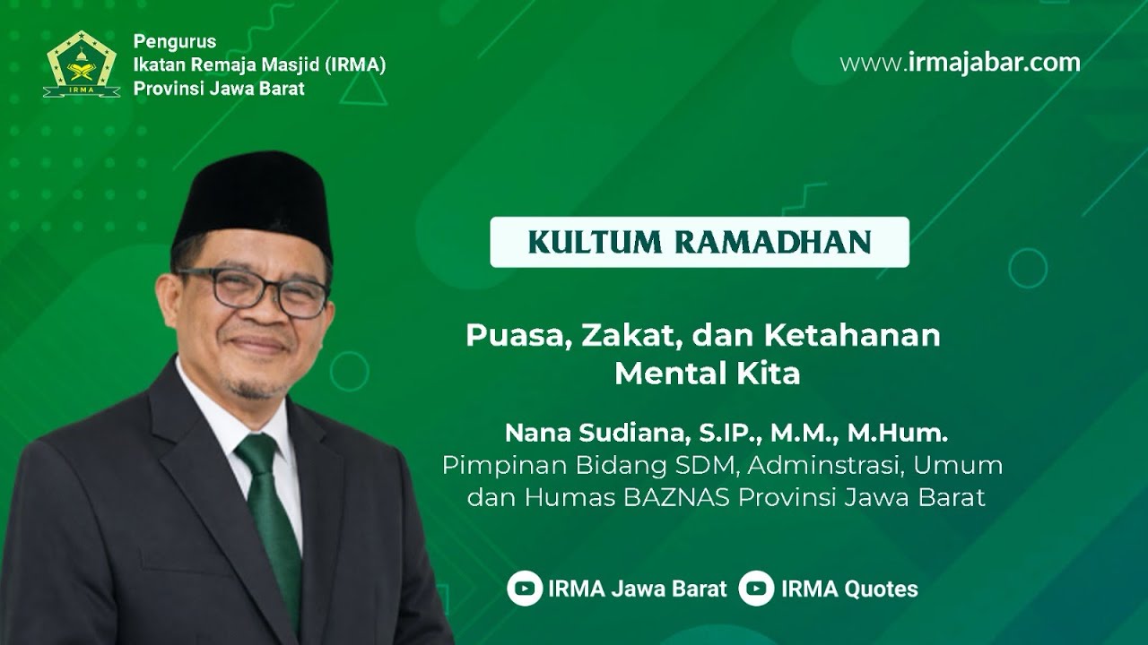 Puasa, Zakat, dan Ketahanan Mental Kita