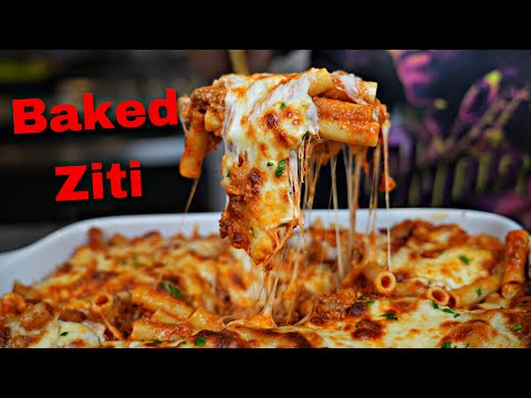 The Best and Easiest Baked Ziti  Homemade Pasta Sauce