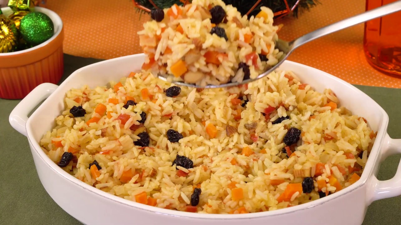 Arroz de Natal com VONO® Batata com Carne - YouTube