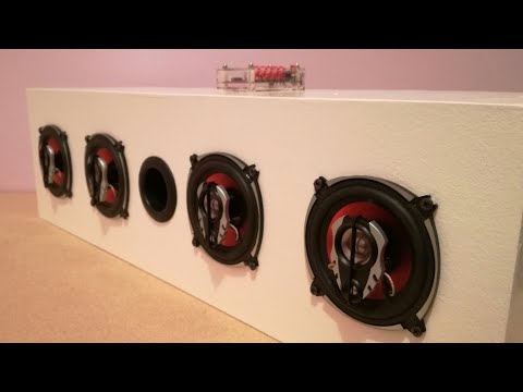 Kako napraviti Boombox Bluetooth Zvučnik - DIY Soundbar