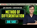 Method of Differentiation in One Shot | JEE Main &amp; Advanced | JUNOON 2026 | eSaral