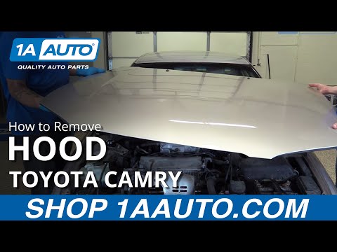 How to Replace Hood 97-01 Toyota Camry