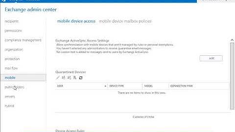 20345-1 Demo 1 Using the Exchange Admin Center