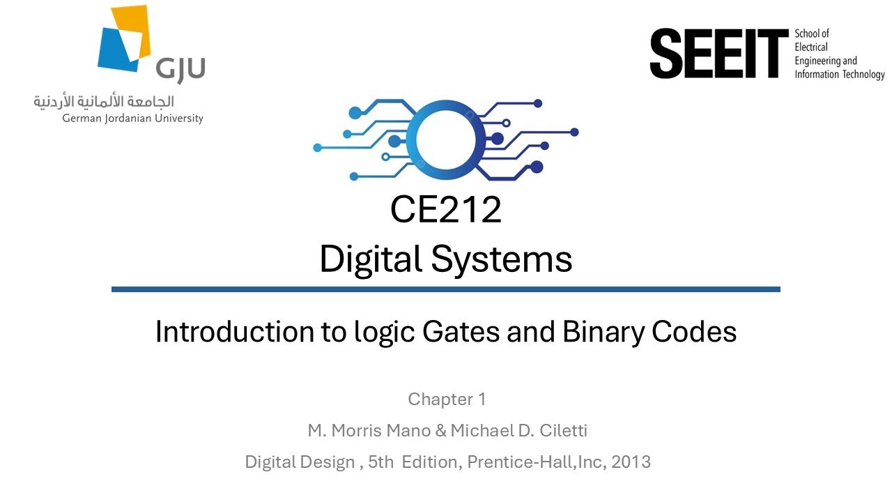 Lec3: Introduction to logic gates and Binary Codes - YouTube