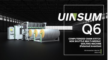 Q6 Mattress High Speed Computerized Multi Needle Chain Stitch Quilting Machine