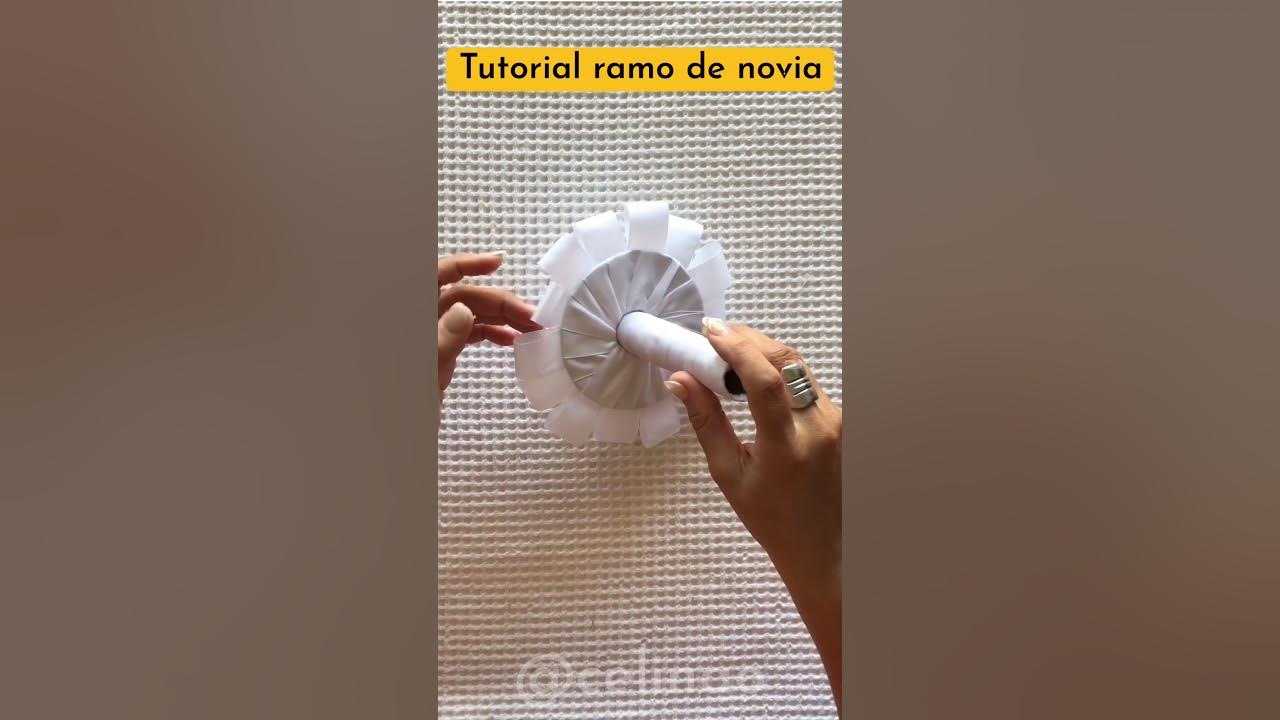 ✂️ Cómo Hacer un Ramo de Flores de Papel Para Novia paso a paso