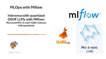 MLOPS MLFlow :Salvar y cargar Microsoft Phi3 mini 128k en GGUF MLflow #machinelearning #datascience