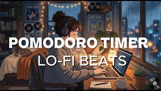30 Min Pomodoro Timer ⏱️ Lofi Beats for Studying &amp; Focus 🌧️