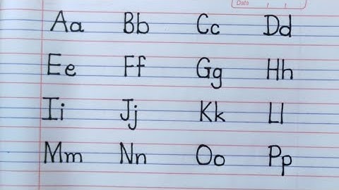 Write abc/How to write abcd in four line notebook/Alphabet with Beautiful handwriting
