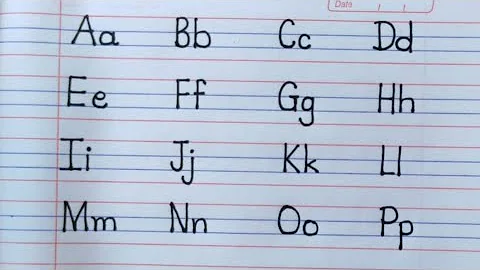 Write abc/How to write abcd in four line notebook/Alphabet with Beautiful handwriting