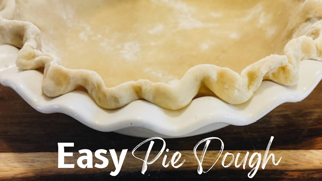 How to make EASY HOMEMADE Pie Crust YouTube