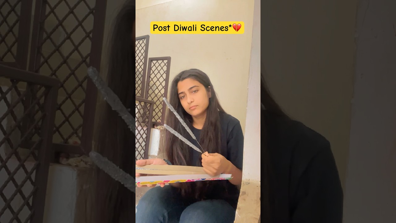 Post Diwali scenes😢💔         