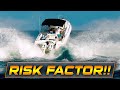 BOATS BATTLE THE RISKY WAVES!! | Boats at Haulover Inlet