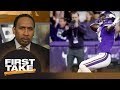 Stephen A. Smith on Vikings' winning touchdown: I've never seen anything like it | First Take | ESPN