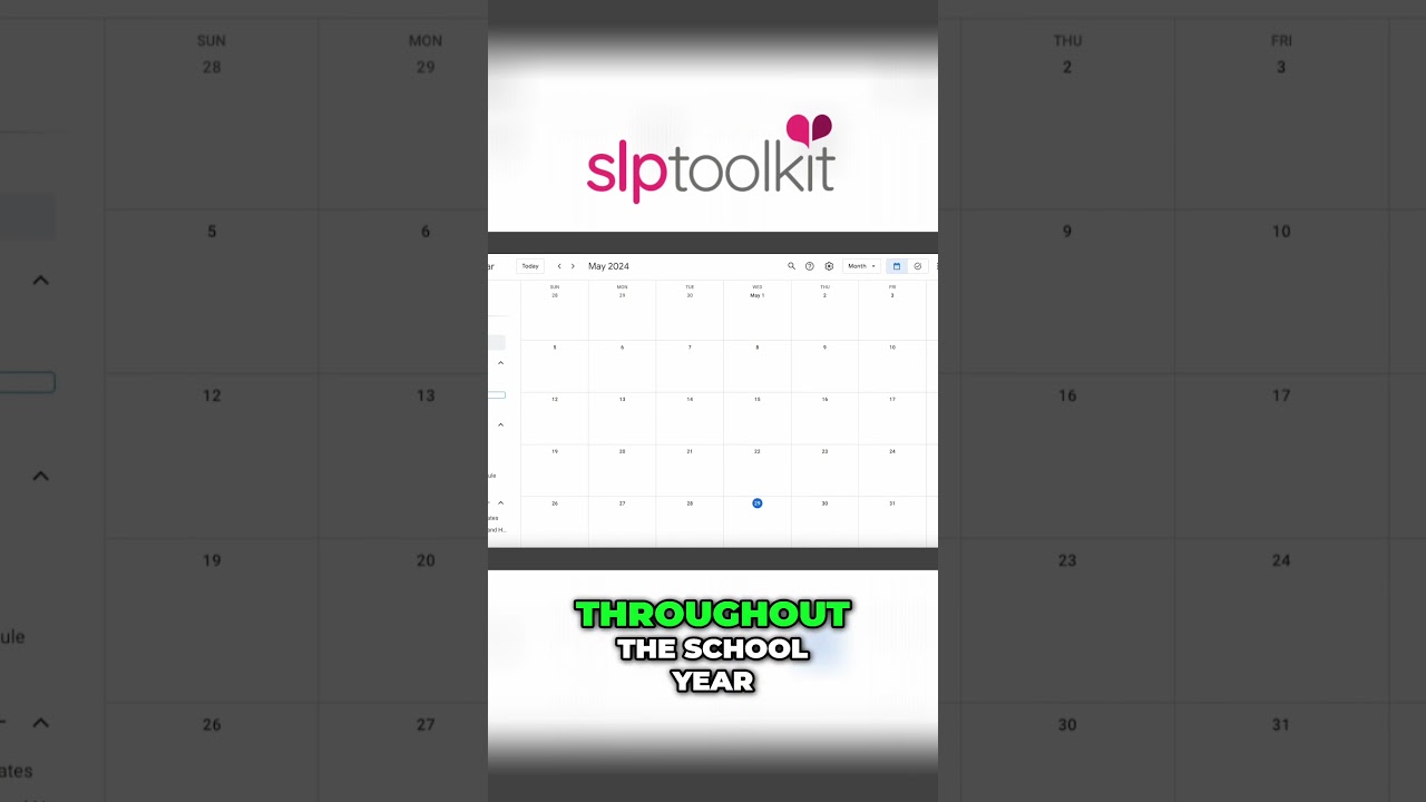 Creating a Therapy Calendar  The Ultimate Guide for Speech Therapists