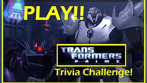 Transformers Prime Trivia  [ Part 2! ]  #TFPRIME #Predaking #Shockwave