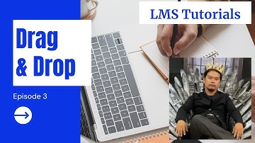 Moodle LMS Tutorials I H5P Drag and Drop
