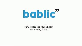 Famous Translate Your Shopify Store with Bablic Profile