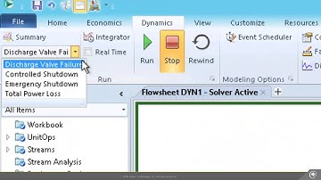Aspen HYSYS V8.6 - Activated Dynamics for Compressor Surge