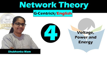 Lec 04 Voltage, Power and Energy | Network theory/ENGLISH for GATE-2021