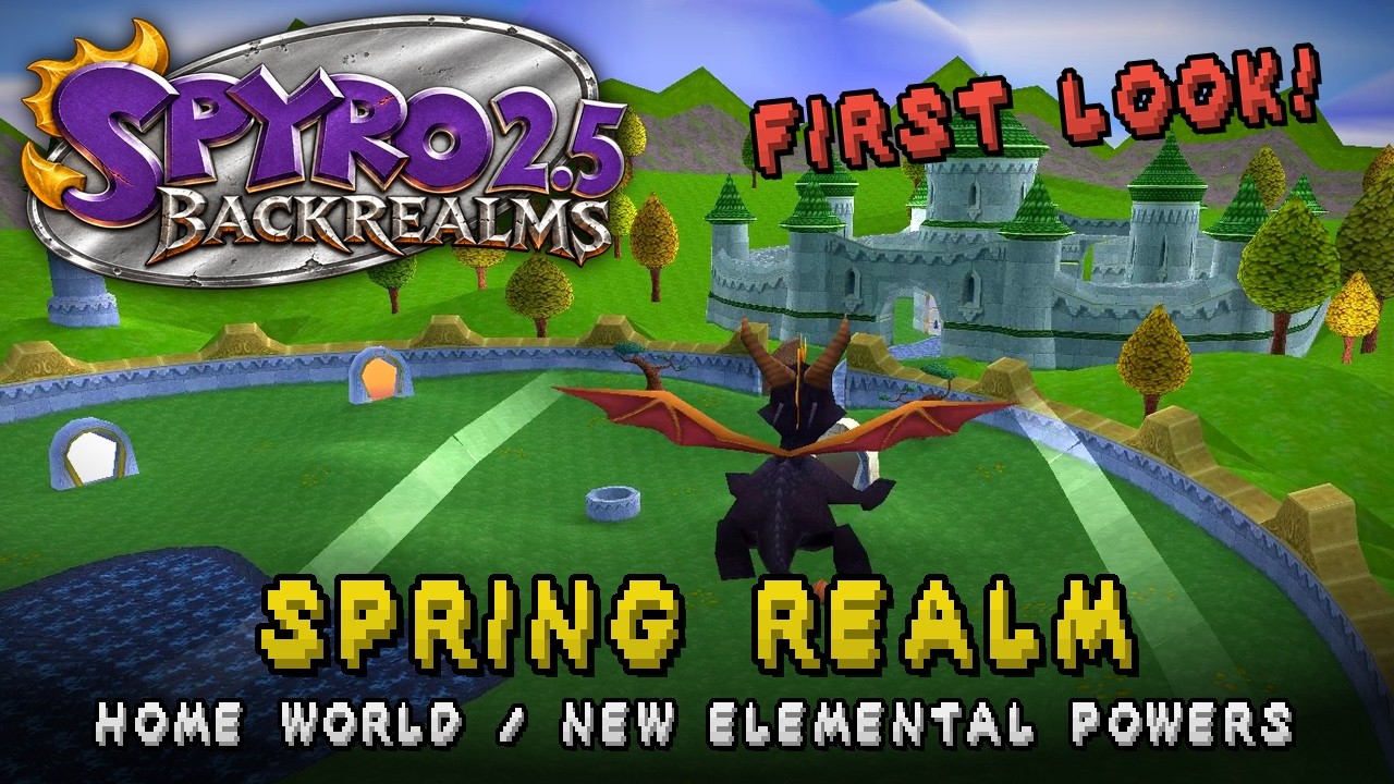 Spring Realm Spyro 2.5: Backrealms Spring Realm First Look (PC Exclusive) - YouTube