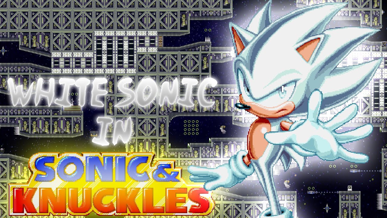 Play White Sonic in Sonic Knuckles, a game of Sonic