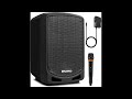 Pyle Bluetooth Karaoke PA Speaker: Portable &amp; Powerful