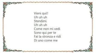 Vasco Rossi - Stendimi Lyrics