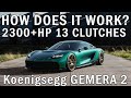 How work koenigsegg gemera 2 13 clutches 2300hp