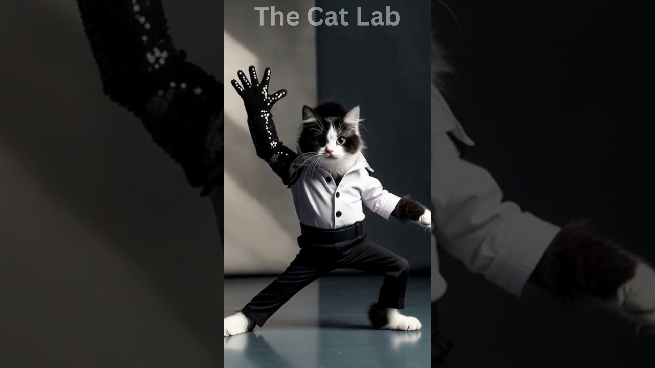 MJ reincarnated as a cat? 🧤🐈 