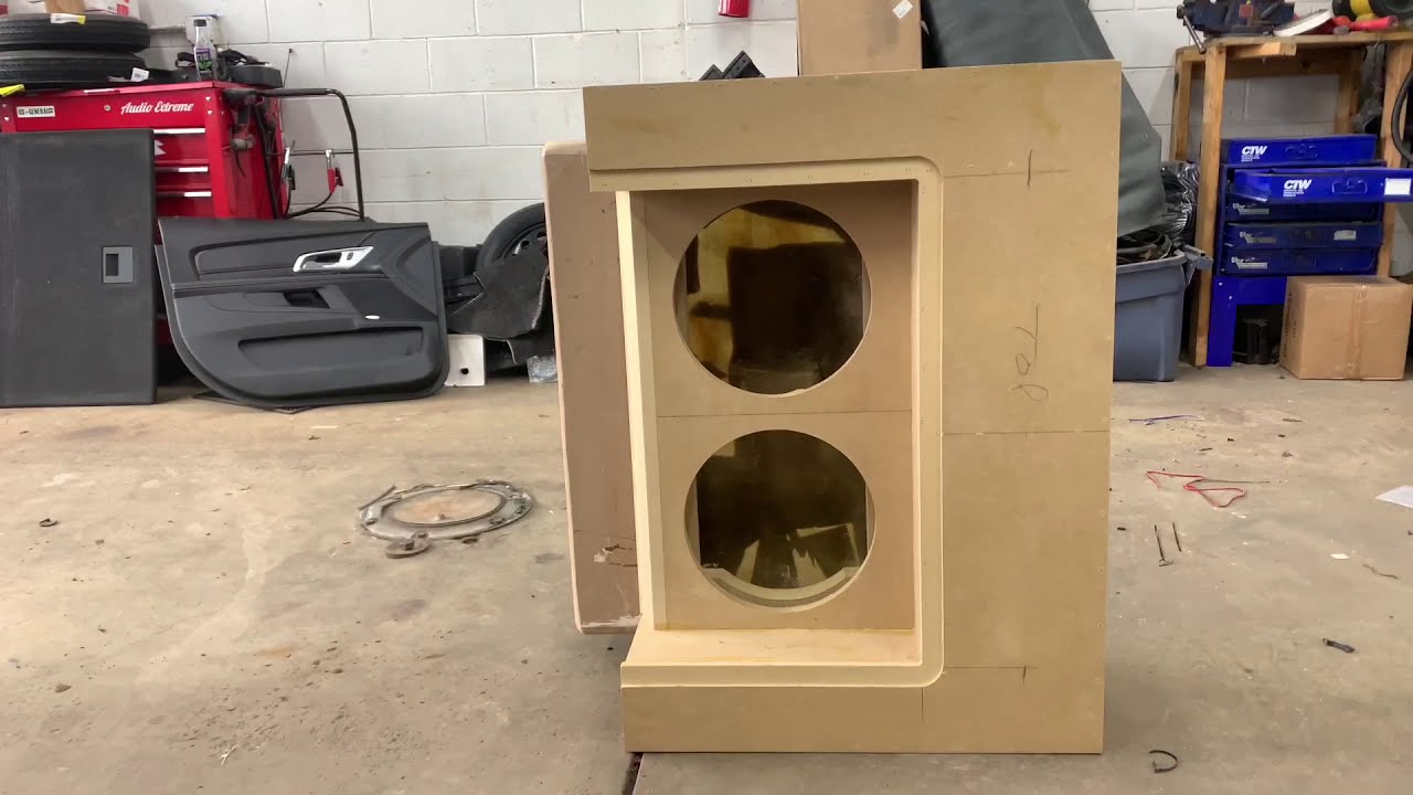 Box Build GMC Terrain Kicker Subwoofers YouTube
