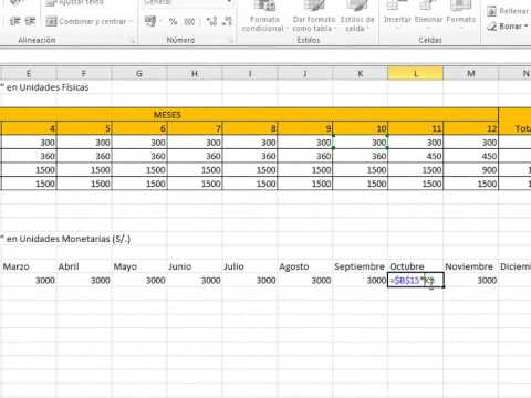 Proyeccion ventas excel - YouTube