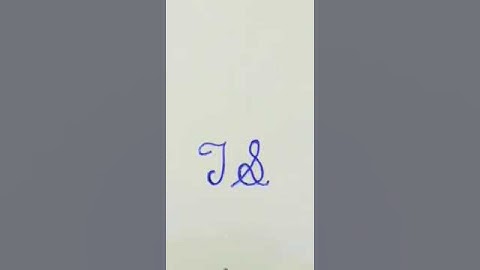 How to write in JS cursive writing #shortvideo #cursivehandwriting #hendwork #trend #writing