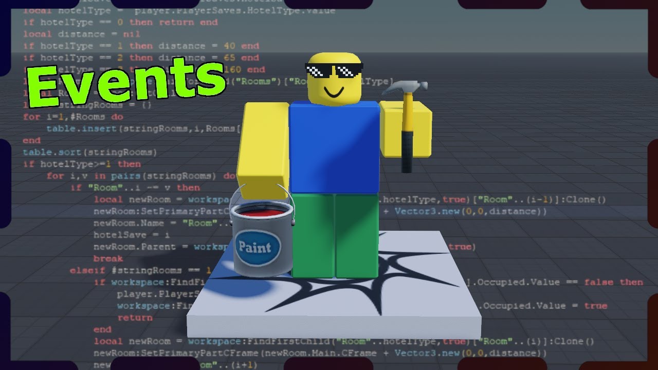 Roblox Studio Events! Coding Tutorial - YouTube